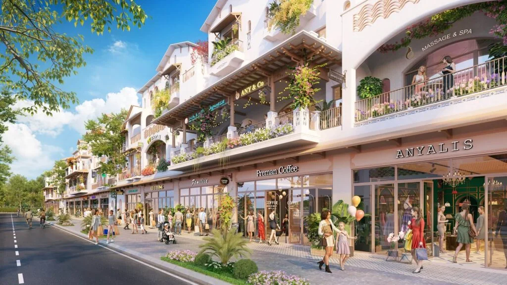 Dãy nhà phố thương mại Casa Townhouse sầm uất tại Blanca City