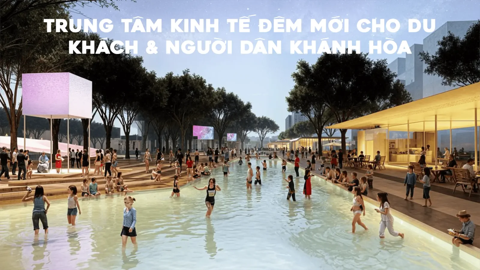 Tuyến phố kinh tế đêm không ngủ 24/7 sầm uất ven sông