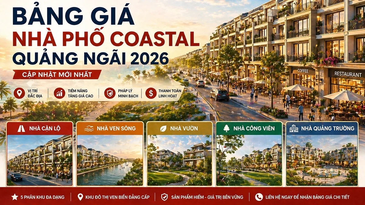 Five Townhouse Collections of Coastal Quang Ngai