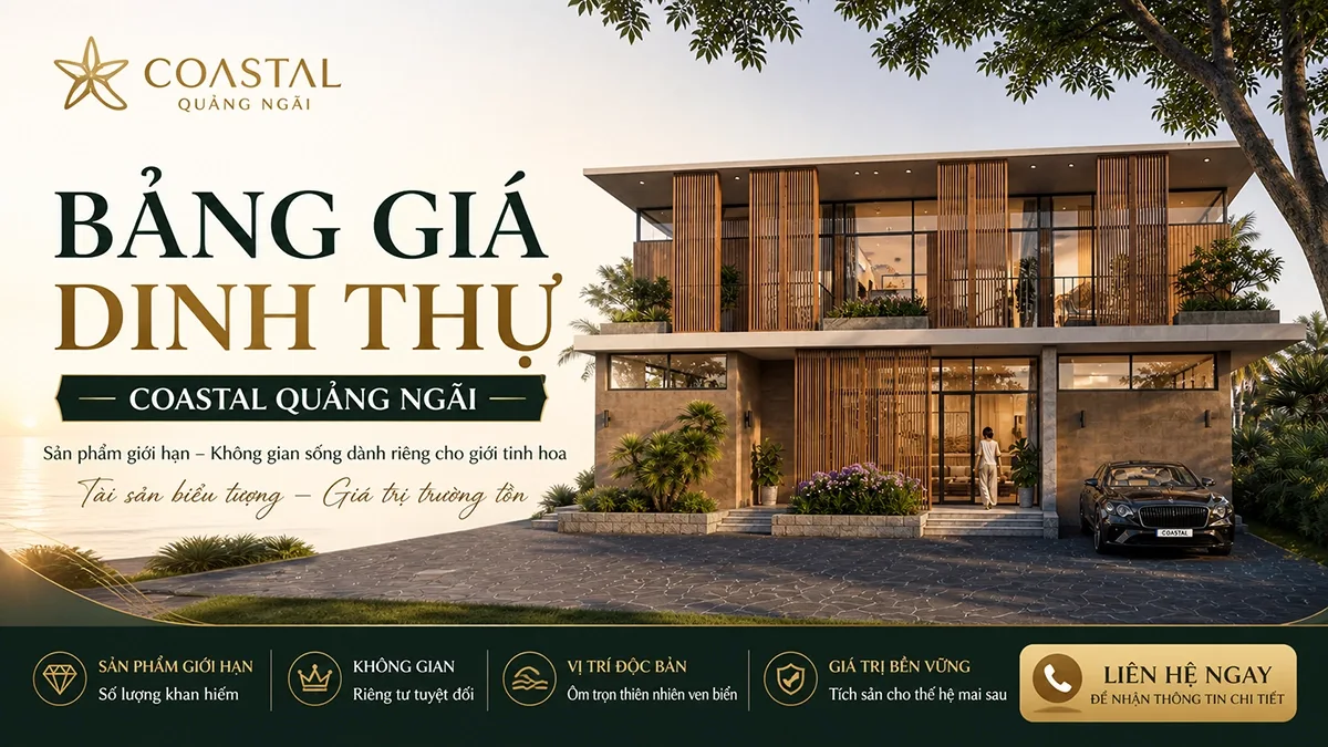 Coastal Quang Ngai luxury wellness mansions