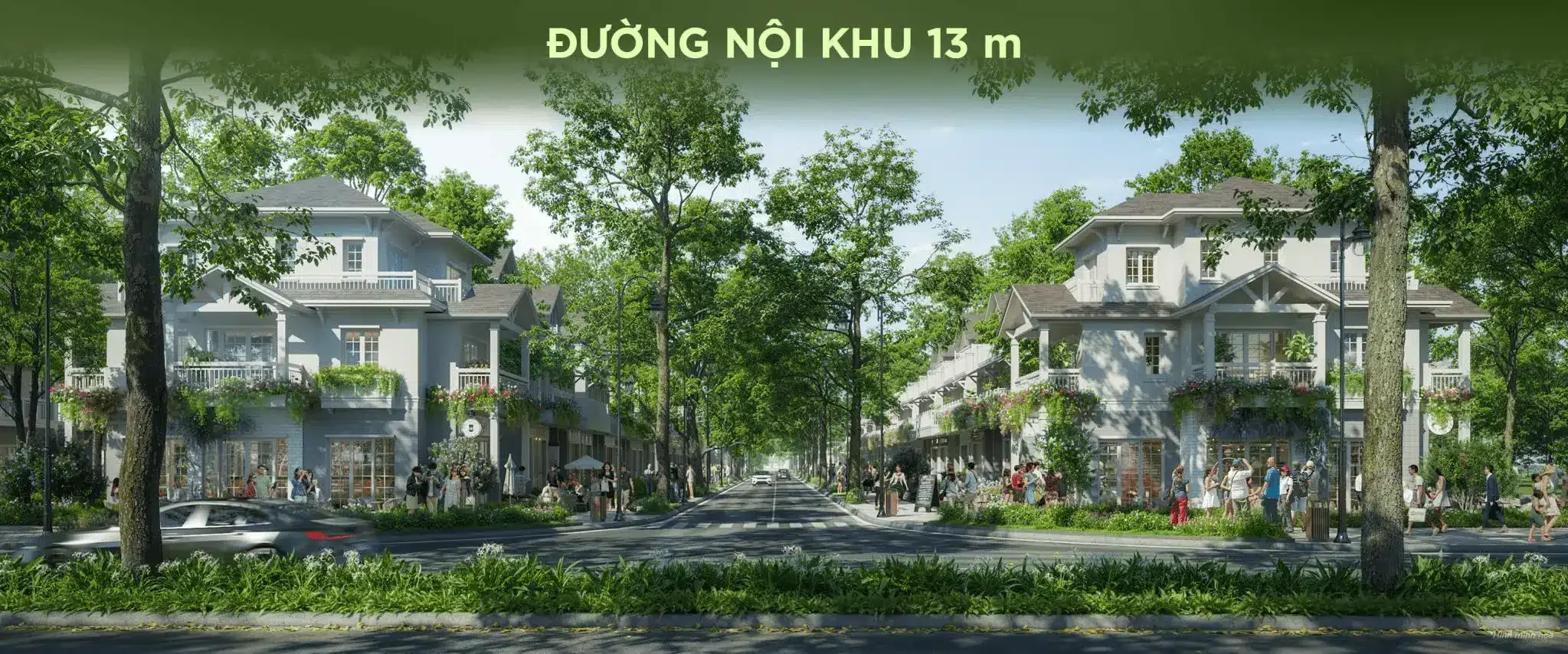 Tuyến phố thương mại đại lộ 13m sầm uất nhưng thanh bình tại Eco Retreat - Cố vấn Bùi Nguyệt Minh
