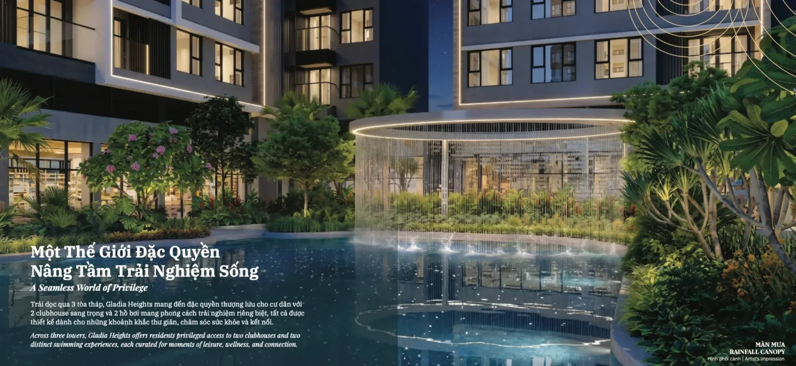 Clubhouse đặc quyền tích hợp sảnh đón VIP và Co-working sang trọng