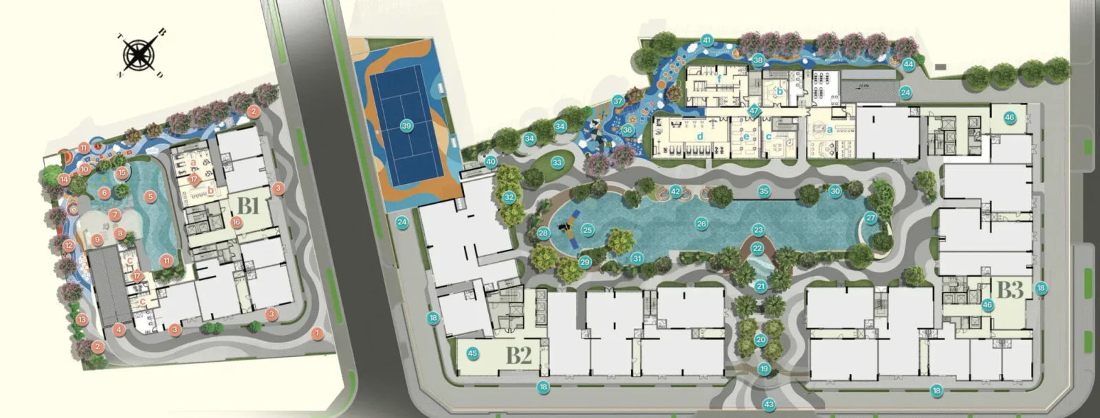 Hồ bơi ngân hà 50m công nghệ điện phân muối ion chuẩn resort