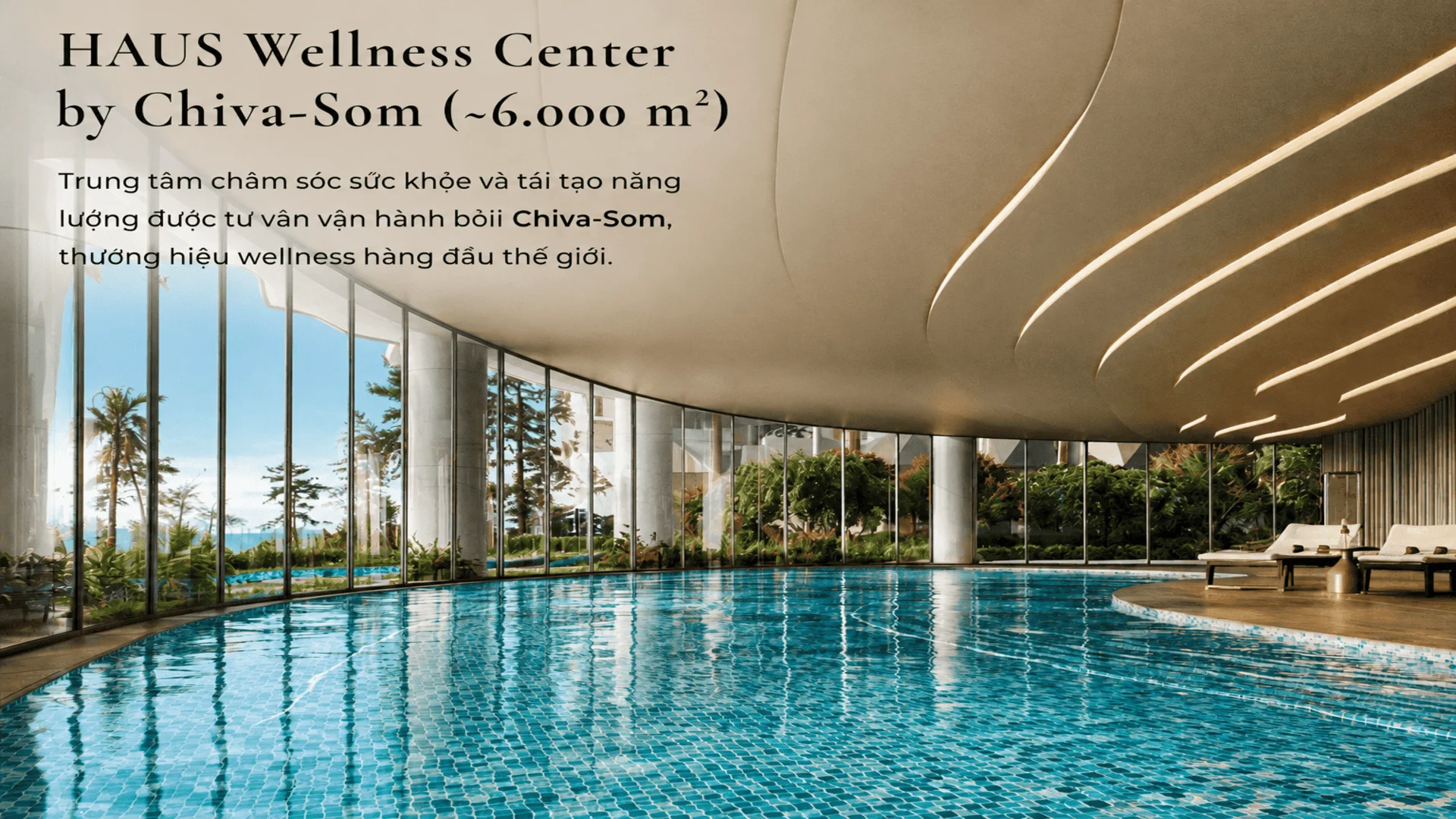 Hồ bơi nước nóng vô cực và trung tâm chăm sóc sức khỏe Wellness tại HAUS Đà Lạt