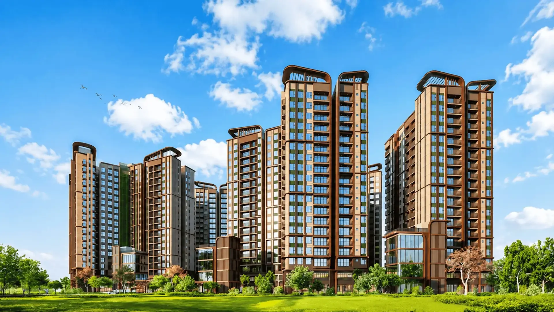 Mặt đứng kiến trúc Biophilic đón gió tự nhiên Norton Park