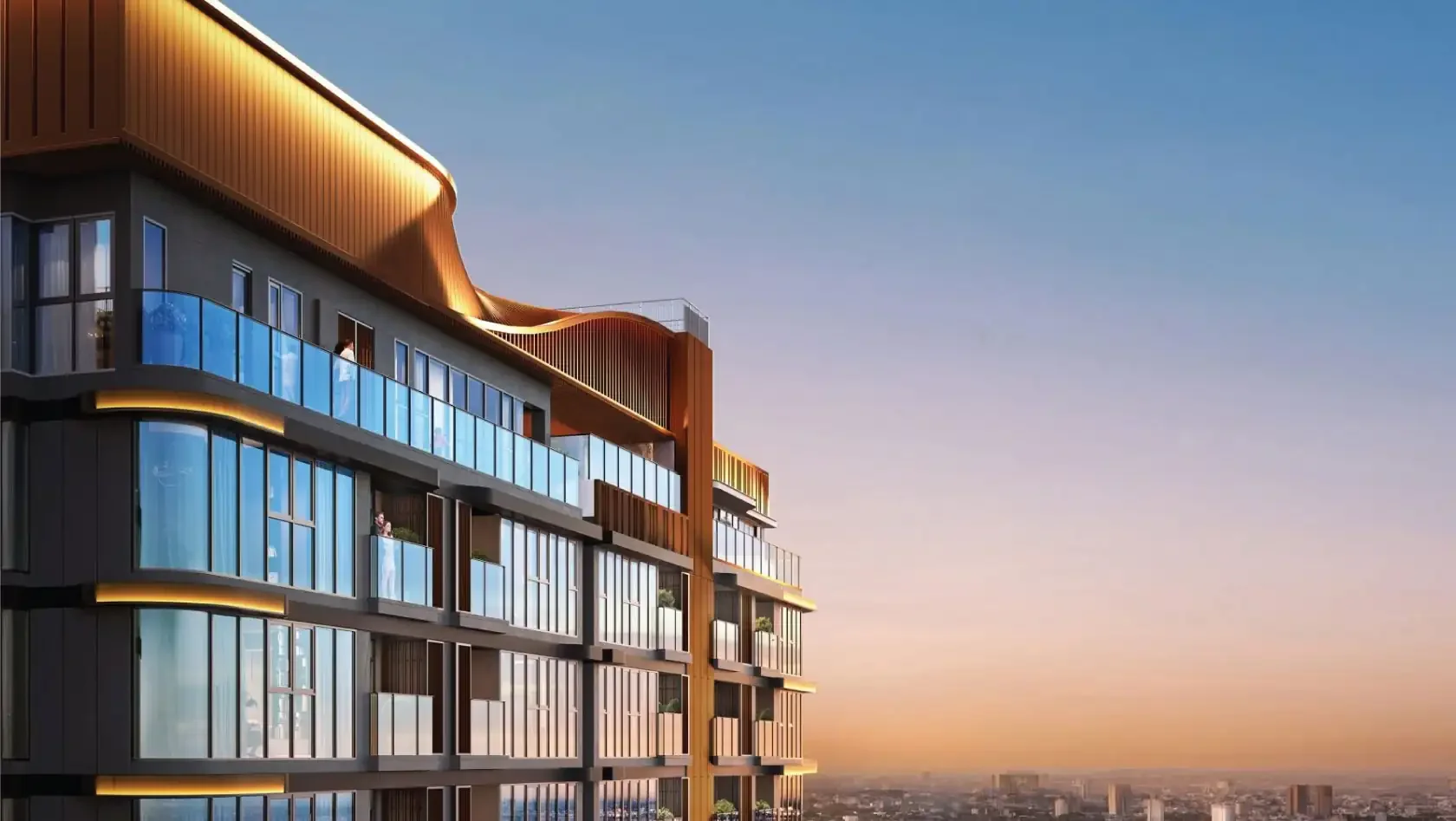 Kiến trúc vương miện Copper Crown và Skybridge Norton Park
