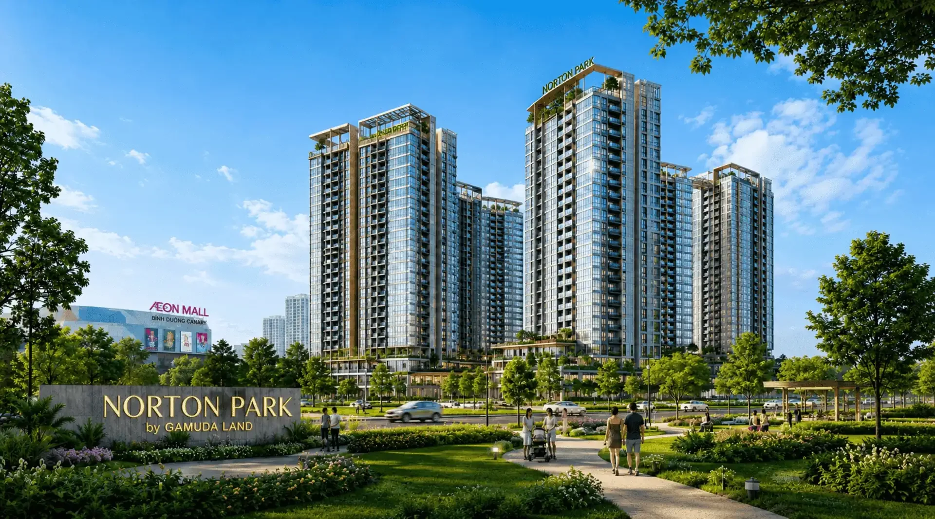 Kết nối giao thông Norton Park Quốc lộ 13 và AEON Mall