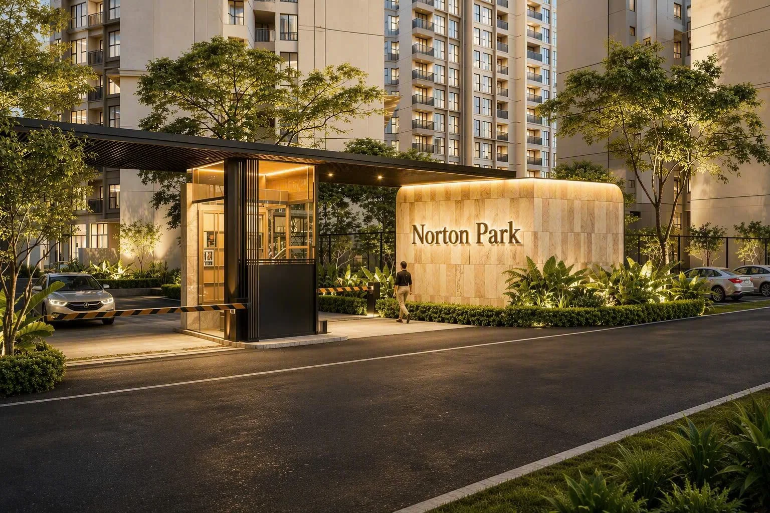 Cổng an ninh khép kín Secure Arrival Gateway Norton Park