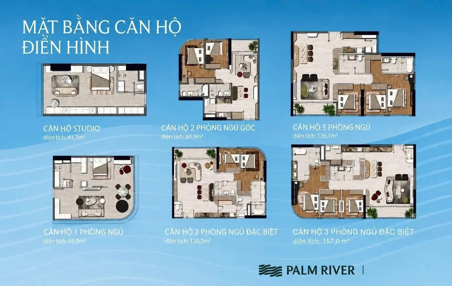 Product mix diagram and efficient apartment layouts
