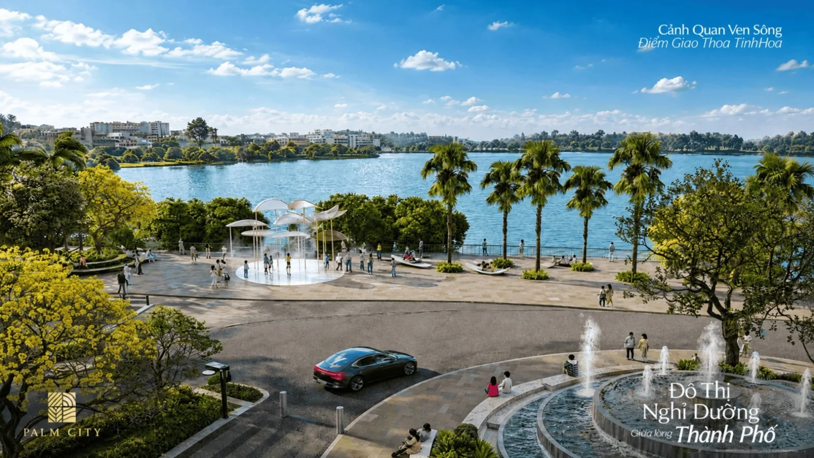 Riverside amphitheater and cultural plaza at Palm River